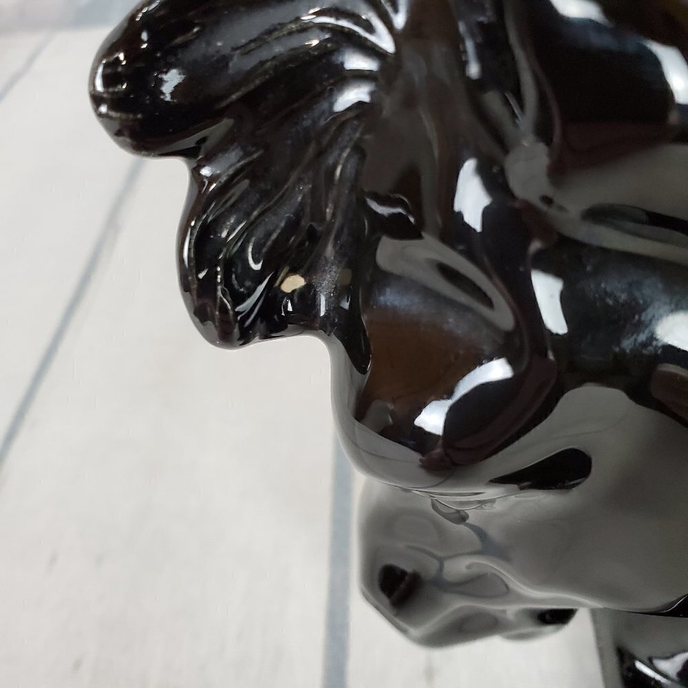 Black Stallion Bookend Decor Chess Knight Ceramic - Picture 7 of 11